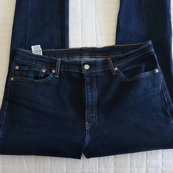 NWOT Levi's Mens 511 Red Tab Indigo Straight Denim Stretch Jeans Size 38W X 32L - Picture 14 of 17